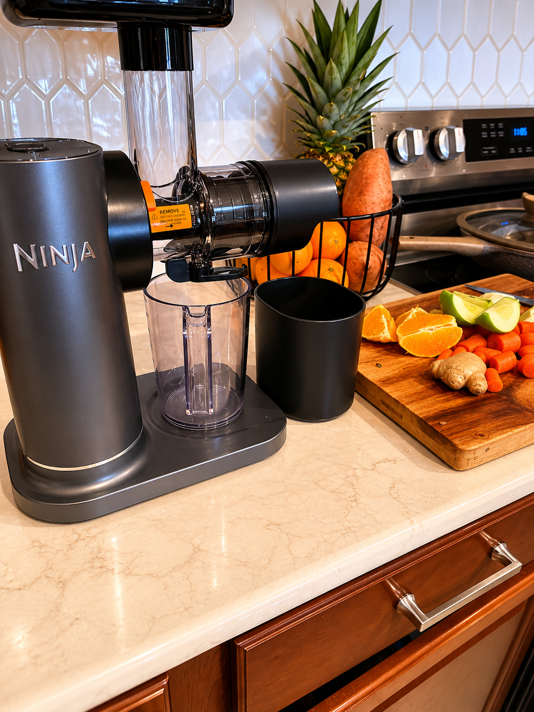 Ninja kitchen appliance and produce