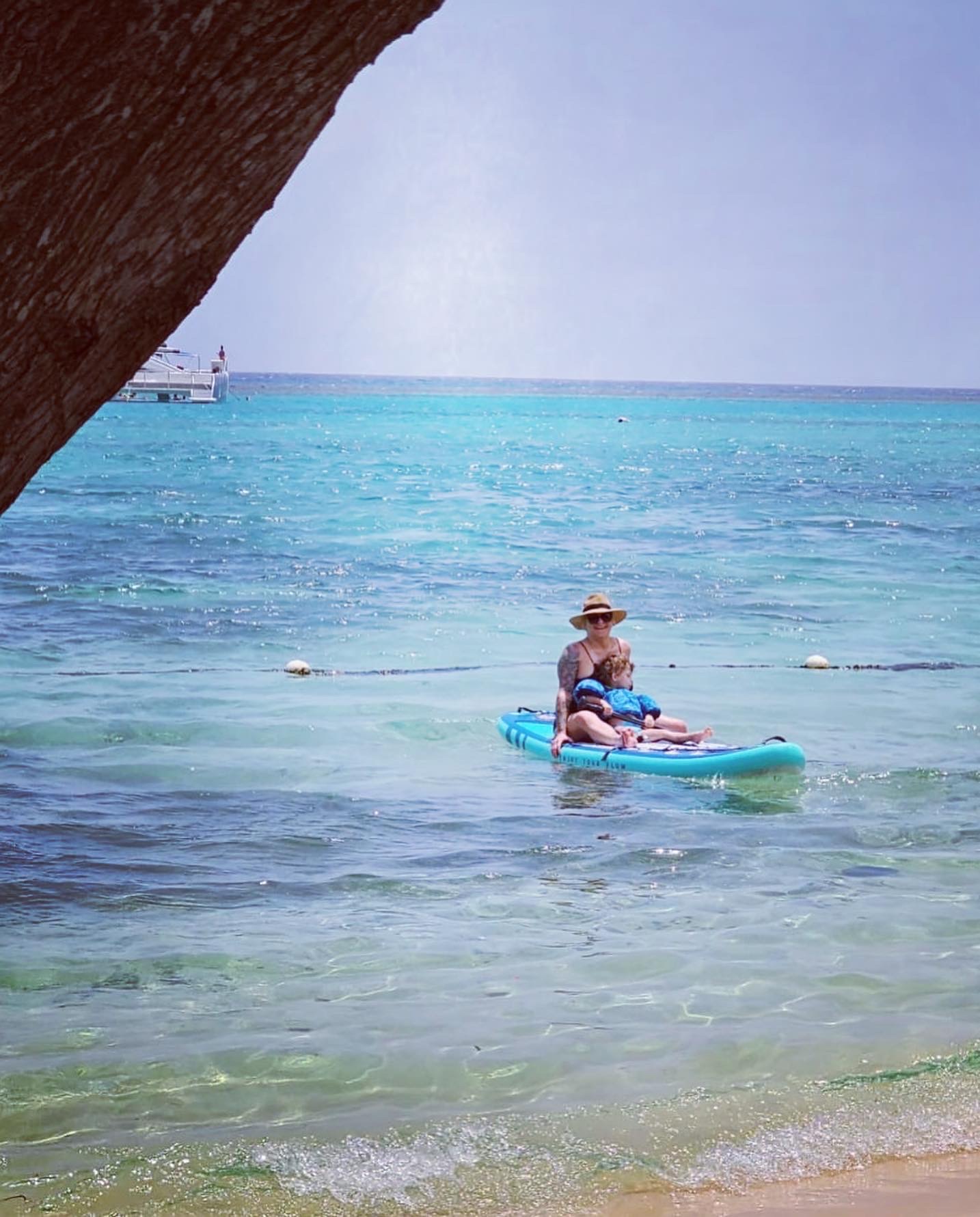 Carrie paddleboarding